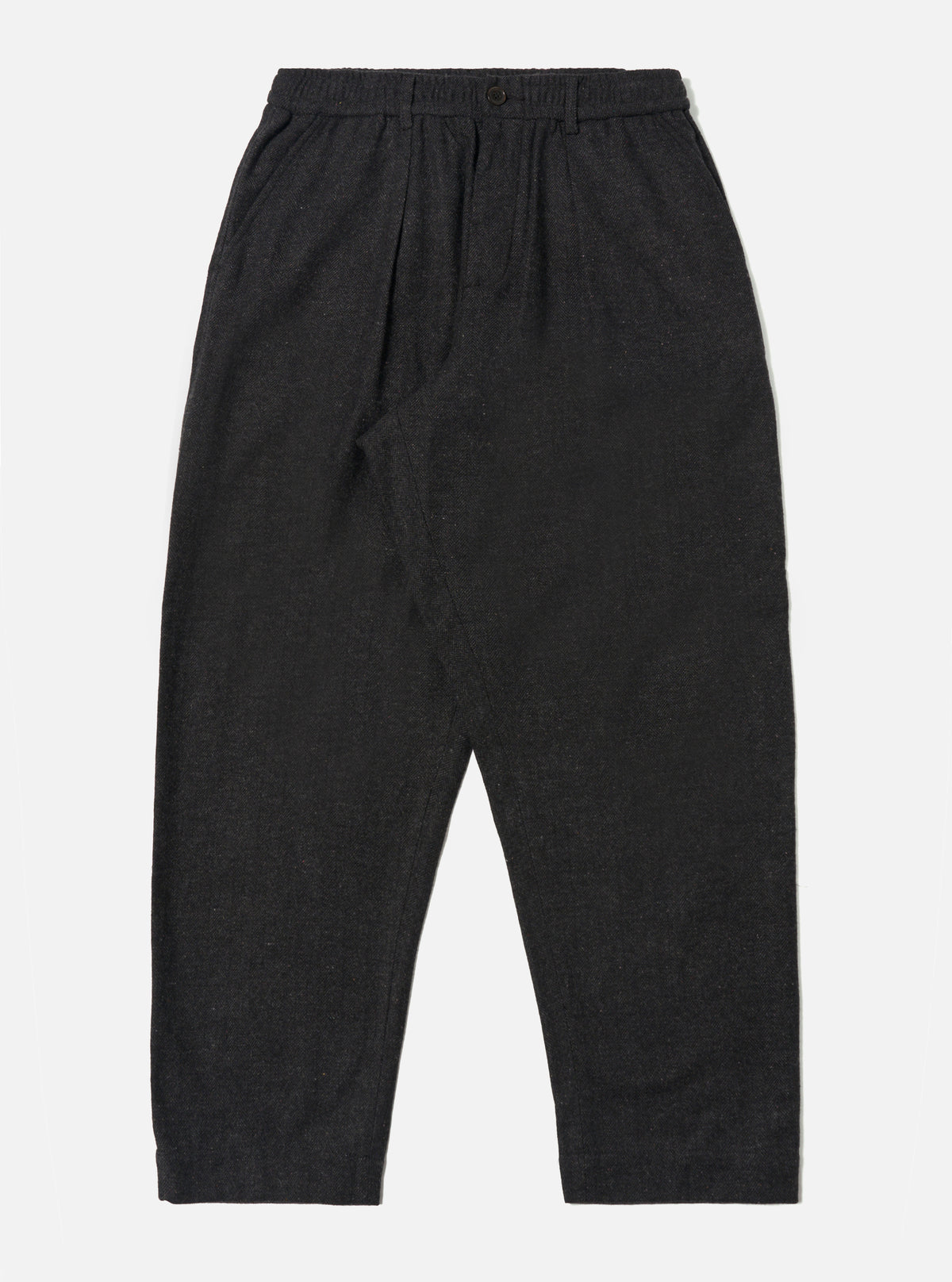 Black Salt N Pepper Tweed Oxford Pant