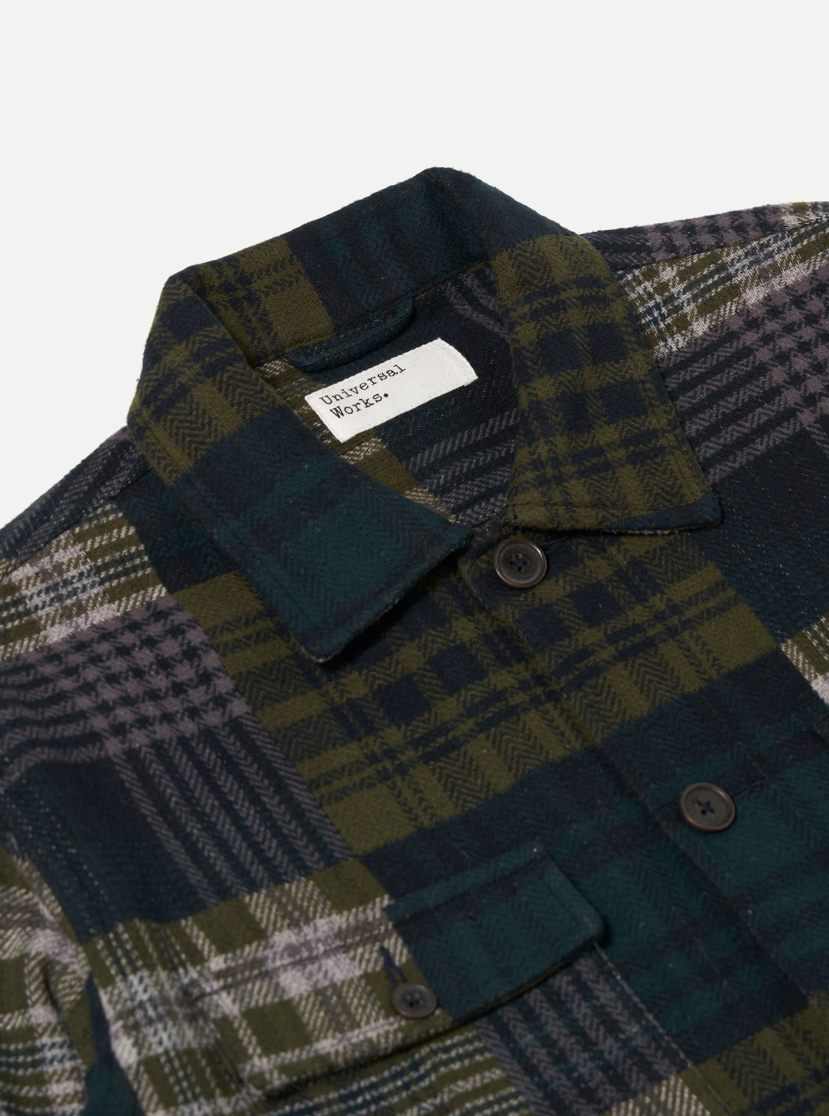 Green Japanese Patchwork Dockside Jacket