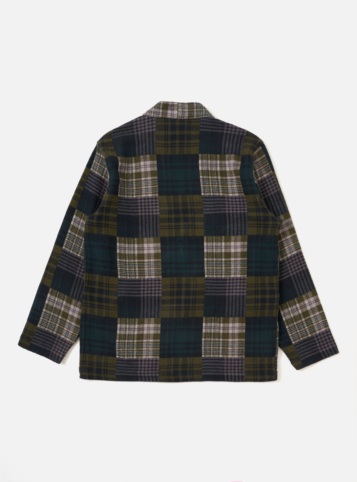 Green Japanese Patchwork Kyoto Work Jacket
