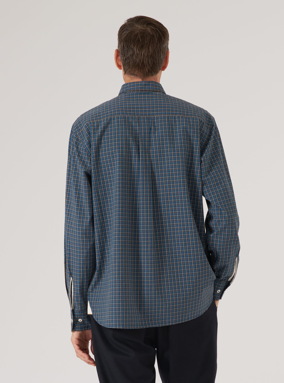 Blue Shiro Check Lazy Day Shirt