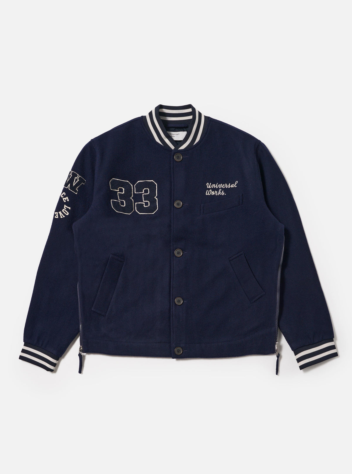 Navy Mowbray Newark Bomber Jacket