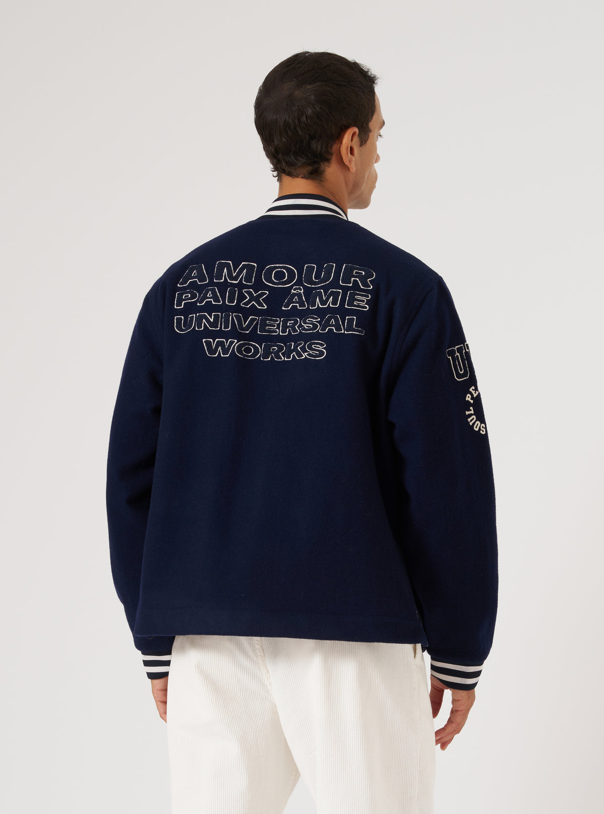 Navy Mowbray Newark Bomber Jacket