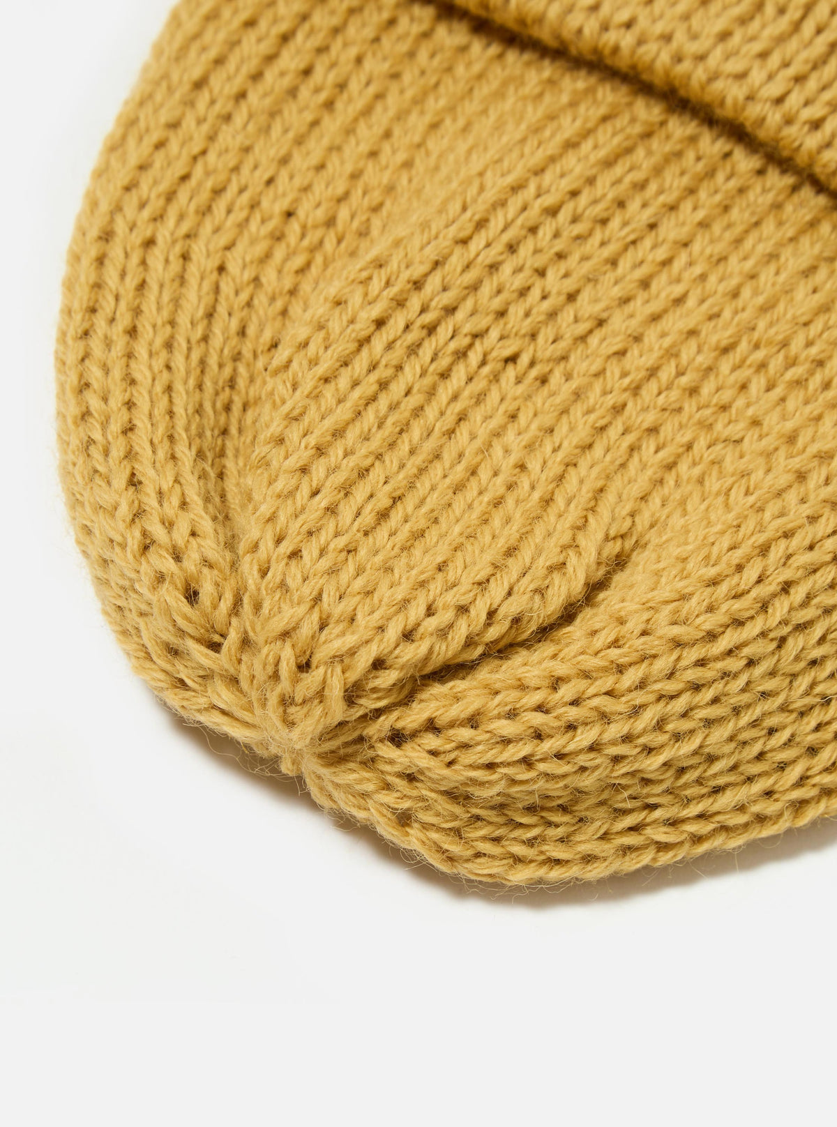 Yellow British Wool Short Watch Cap