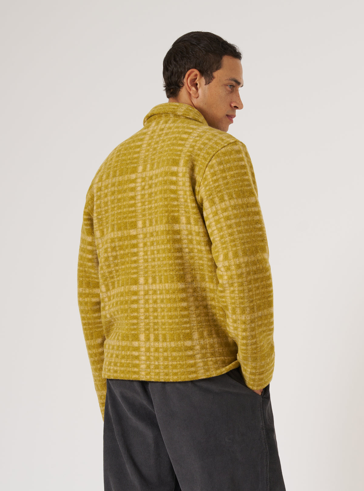 Yellow Telepass Fleece Zip Uniform Jacket