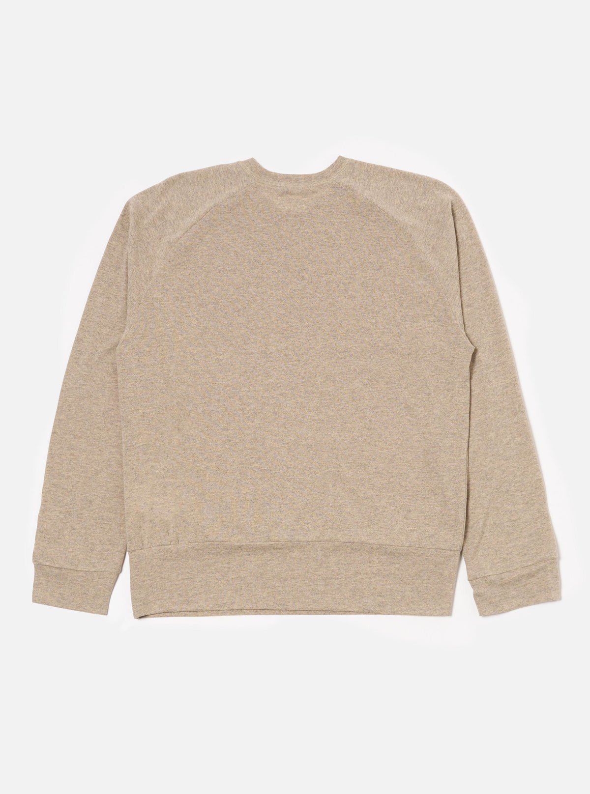 Dark Sand Recycled Wool Mix Single Jersey Mr K Crew Sweatshirt