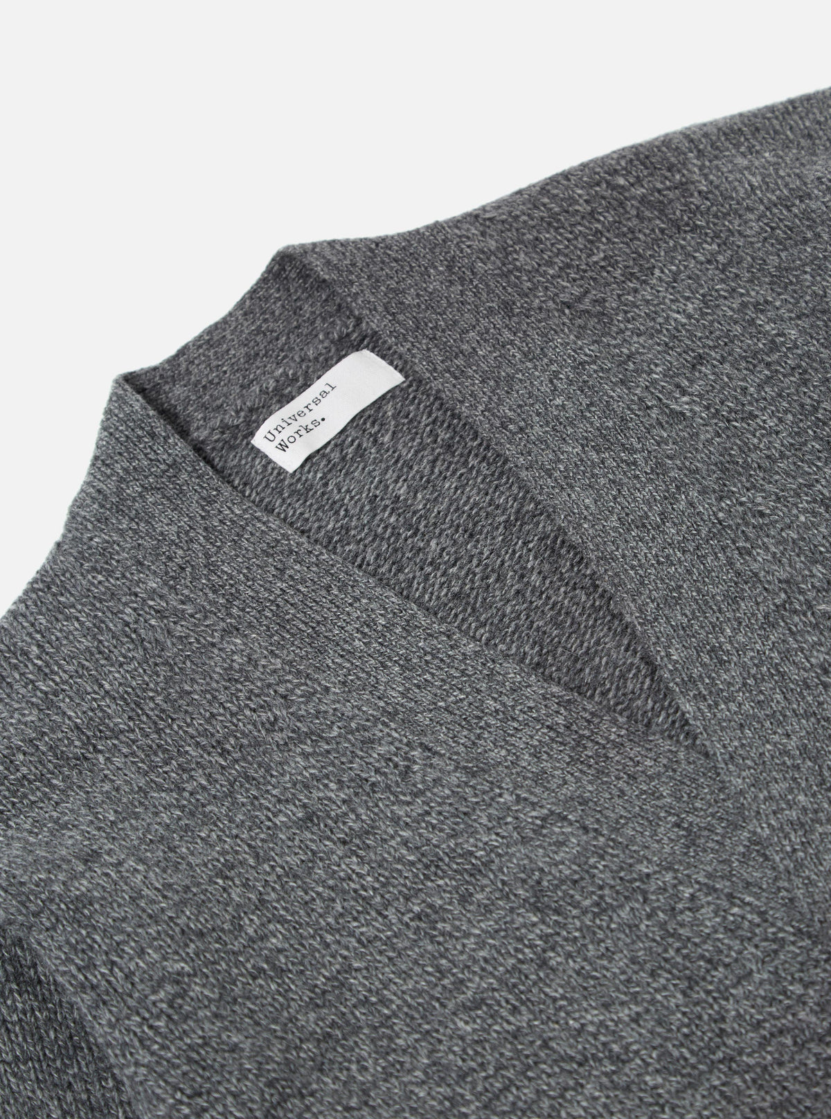 Grey Recycled Shetland Langdale Cardigan