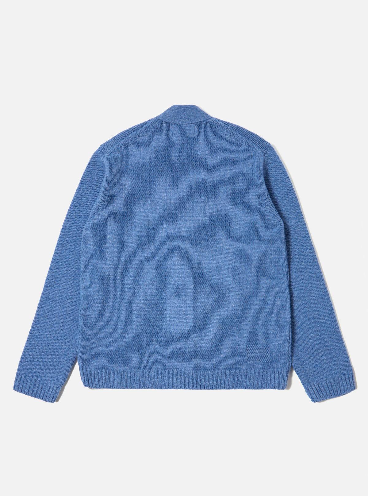 Pale Blue Recycled Shetland Langdale Cardigan