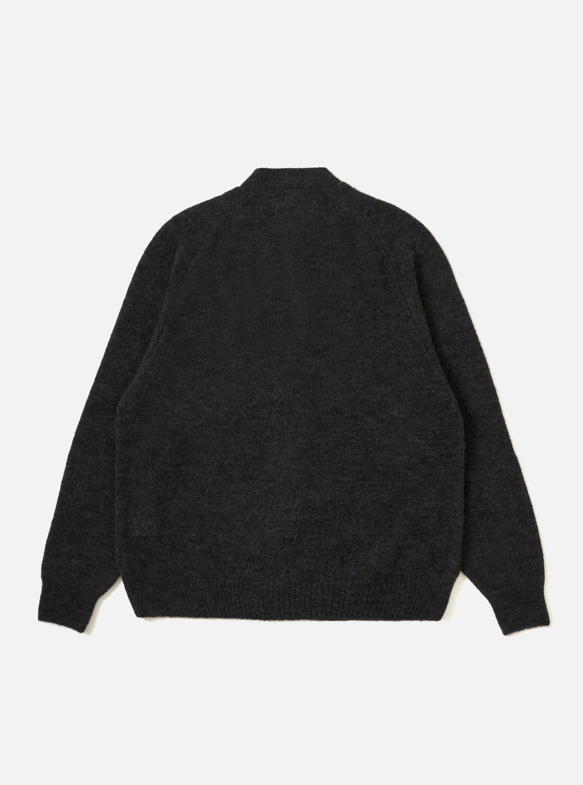 Charcoal Alpaca Knit David Cardigan