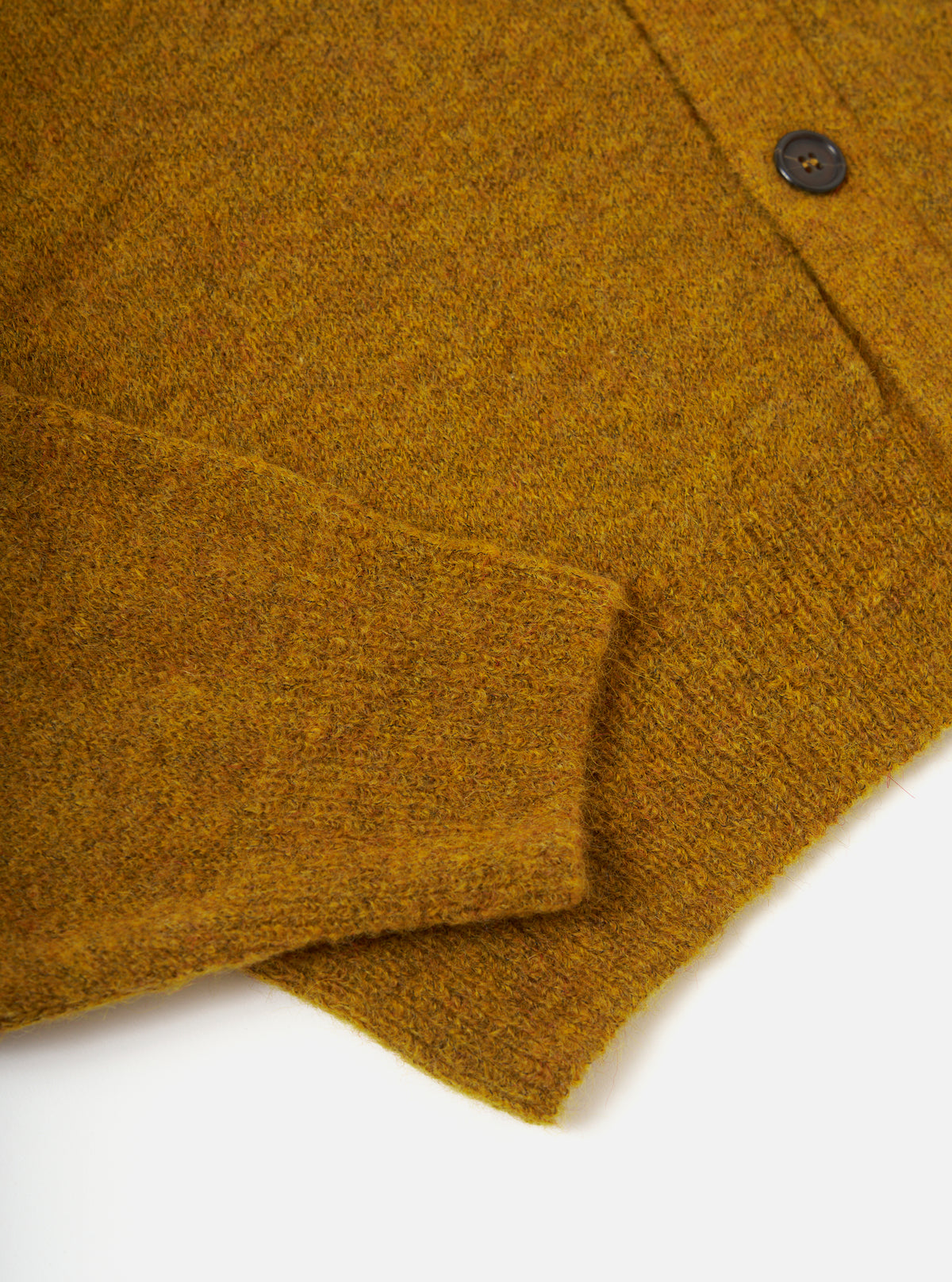 Gold Alpaca Knit David Cardigan