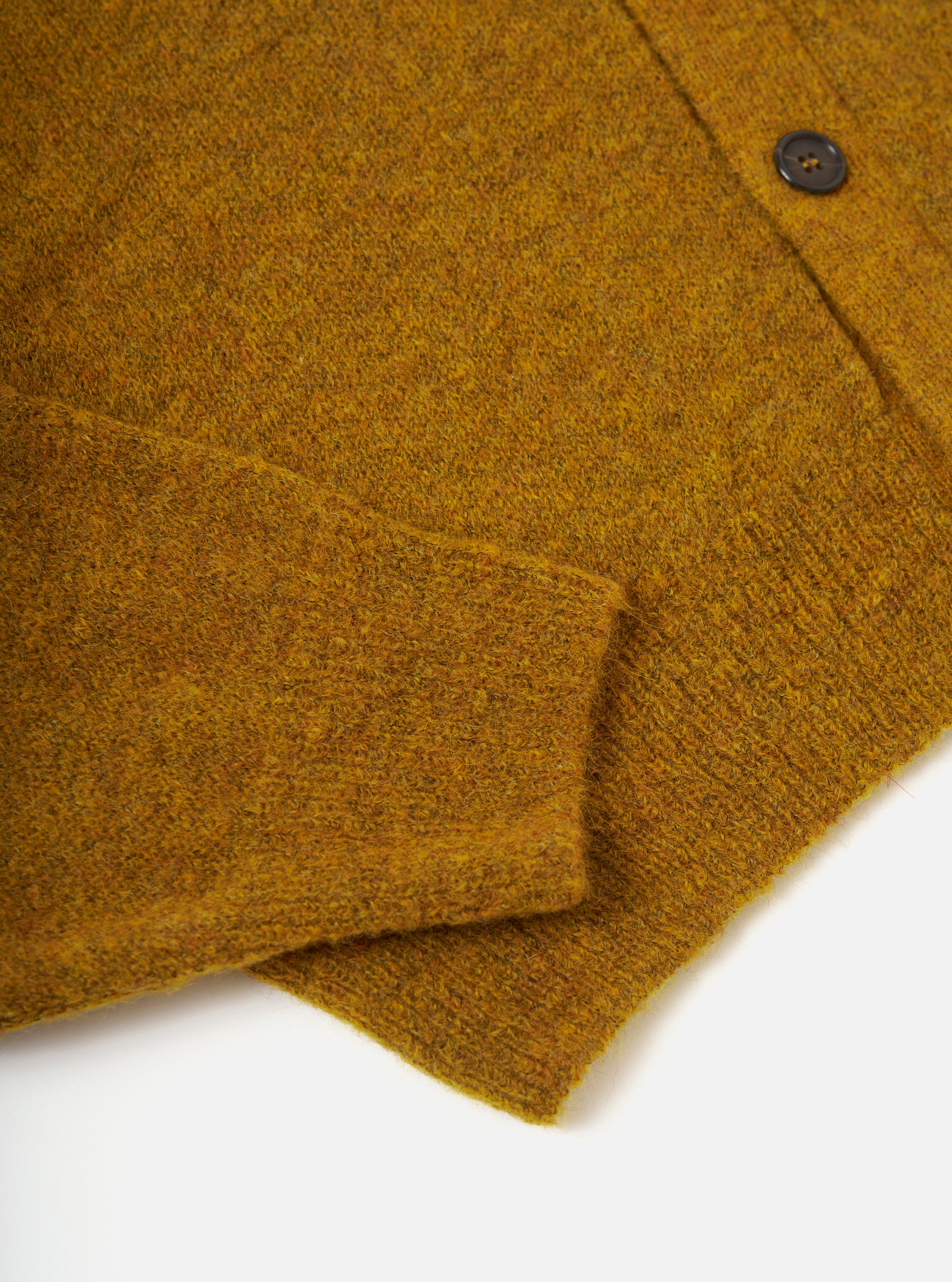 Gold Alpaca Knit David Cardigan