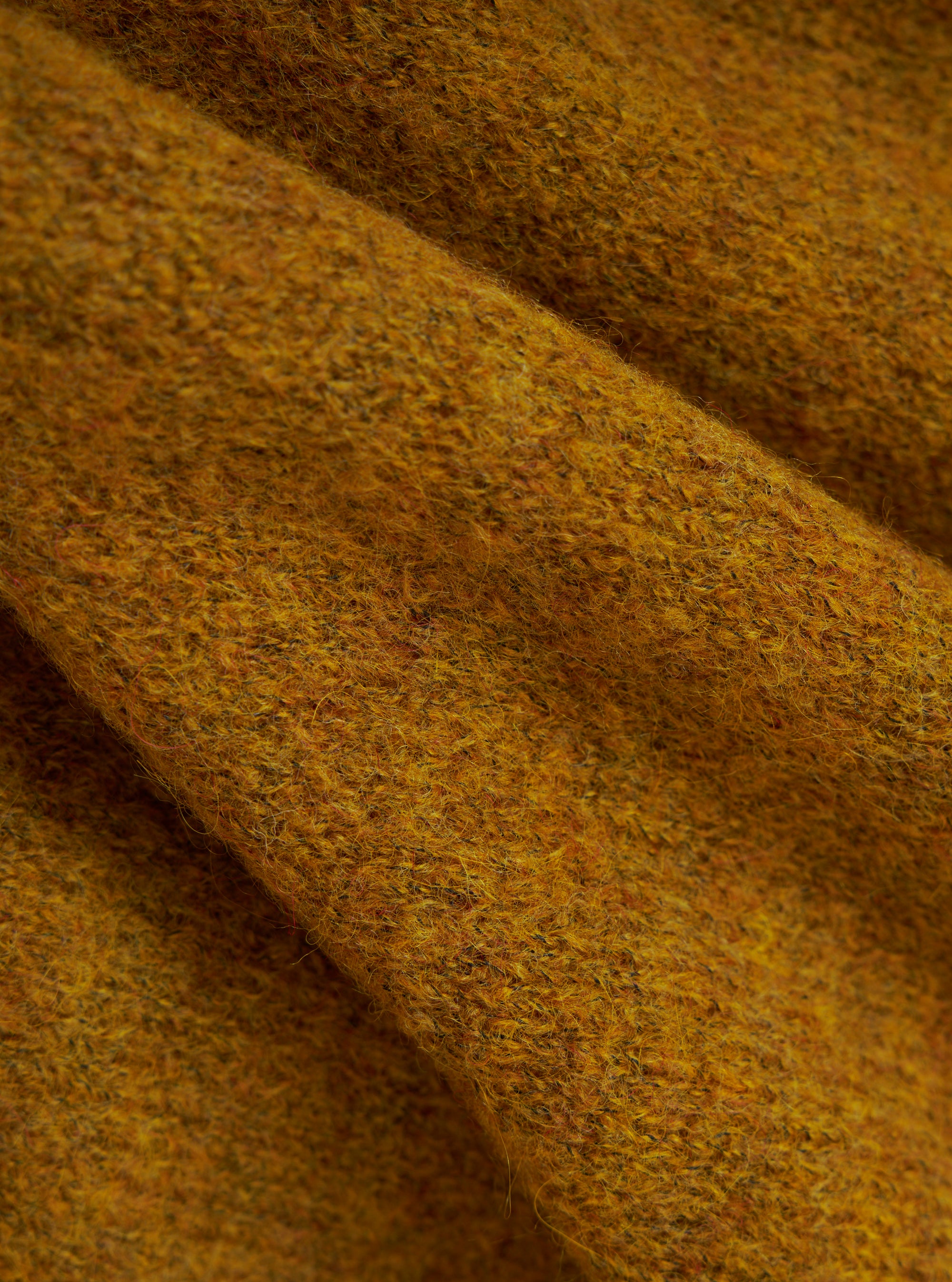 Gold Alpaca Knit David Cardigan