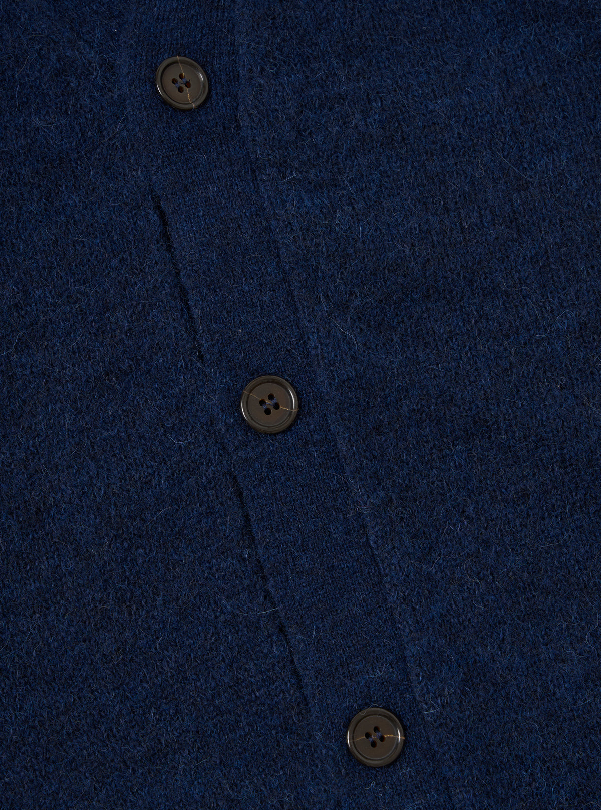 Navy Alpaca Knit David Cardigan