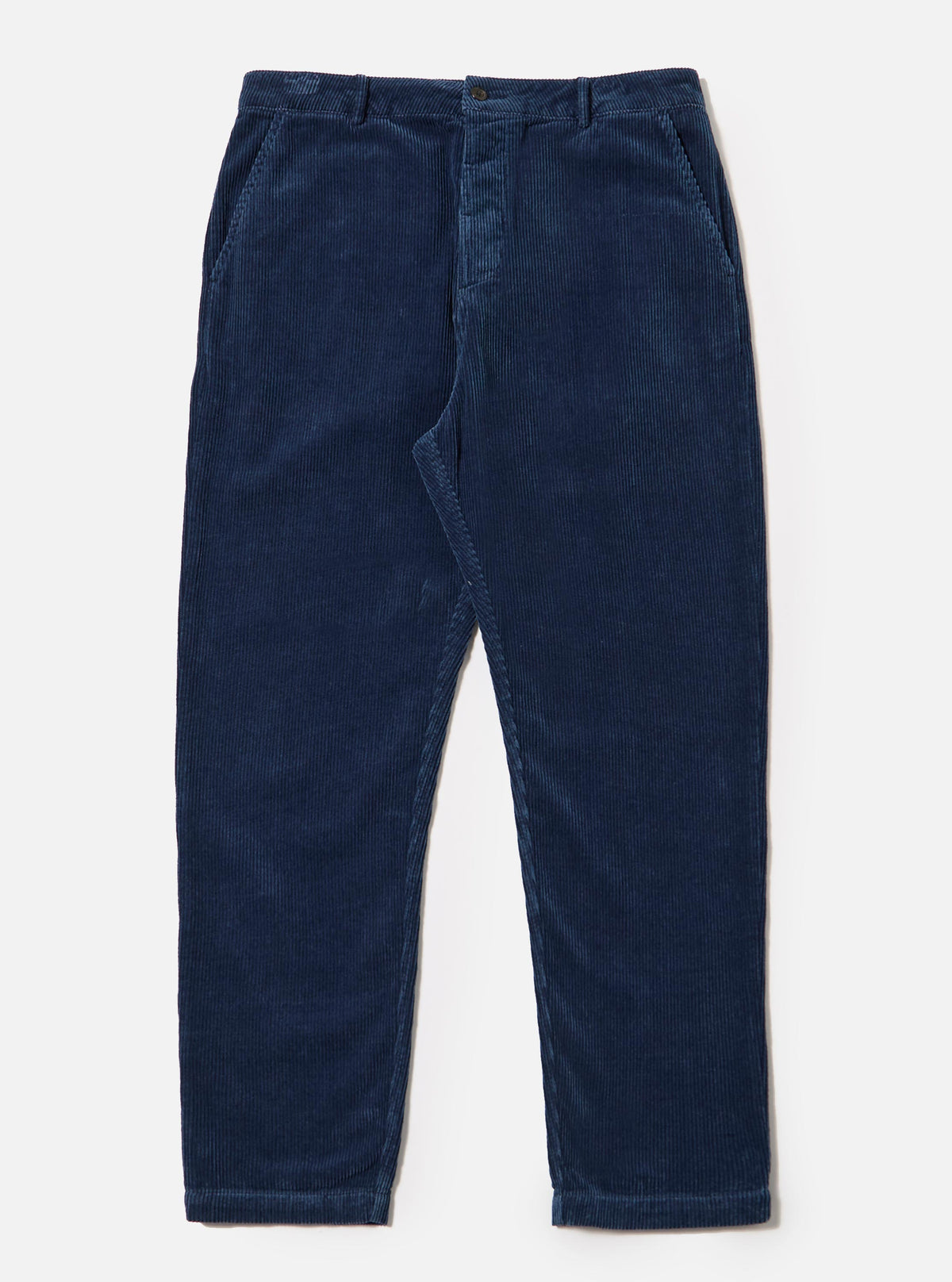 Indigo Recycled Cord Military Chino