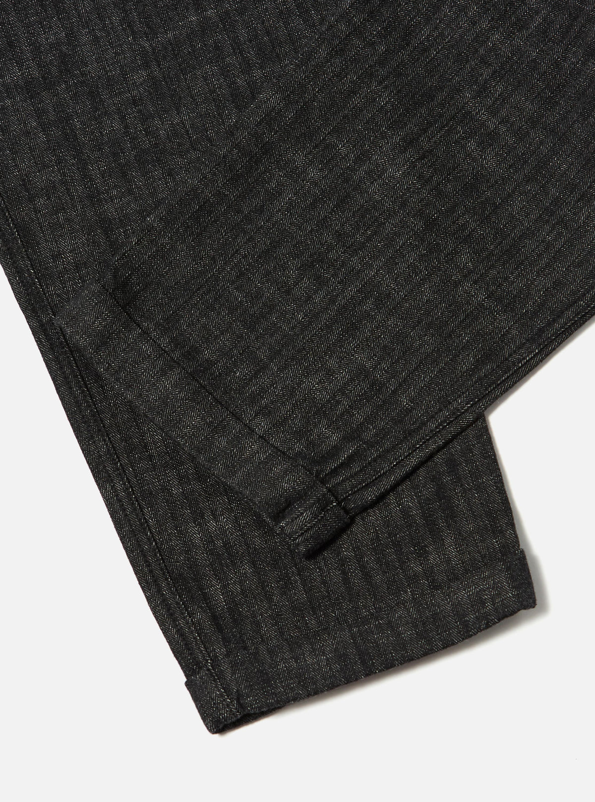 Black Italian Cotton Denim Super Chino