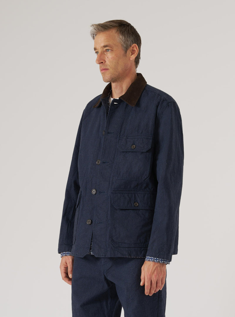 Indigo Offline Denim Utility Jacket