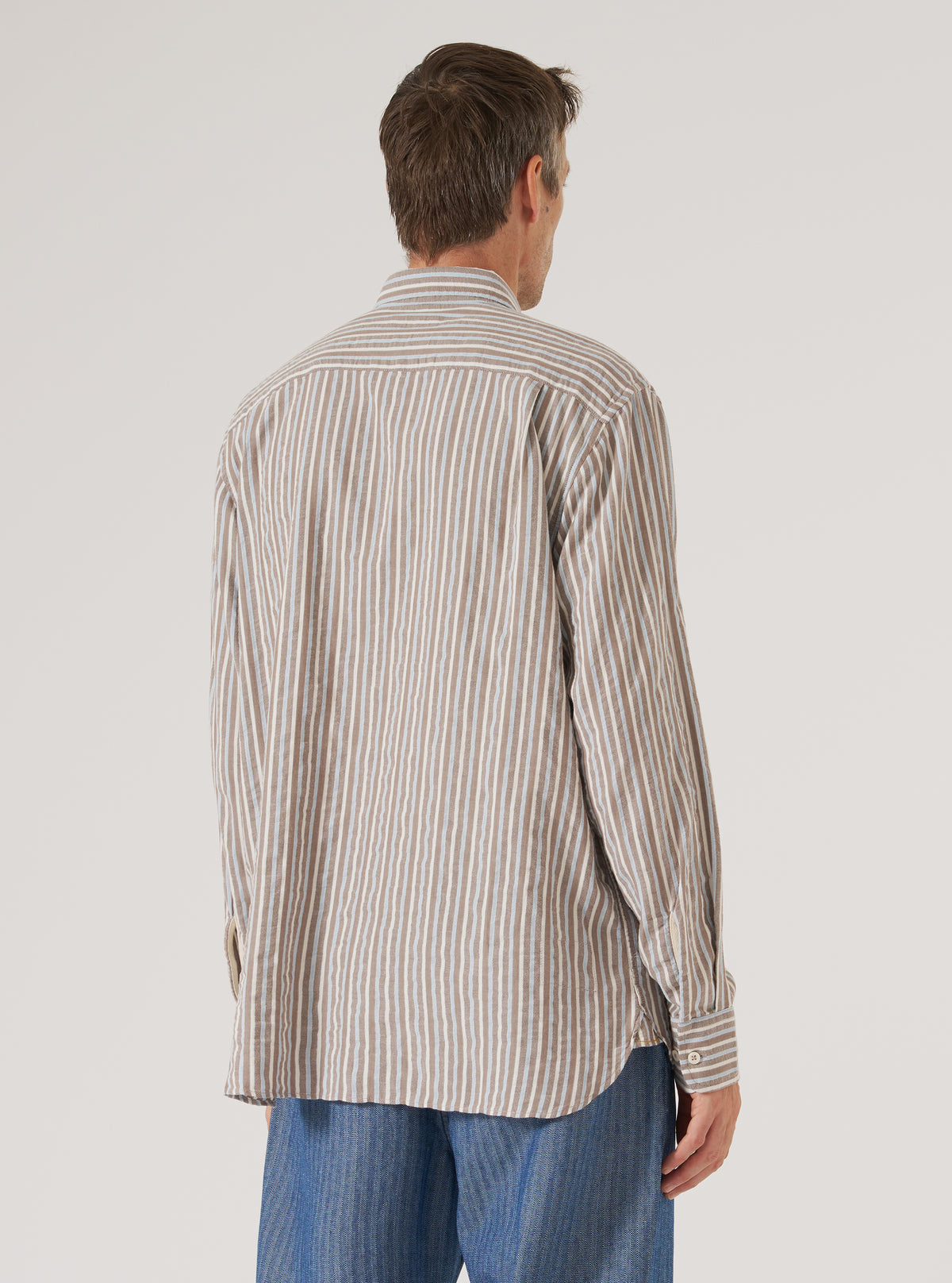 Brown Madison Stripe Station Shirt