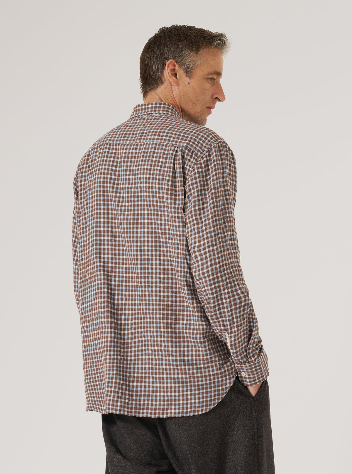 Brown Madison Check Station Shirt