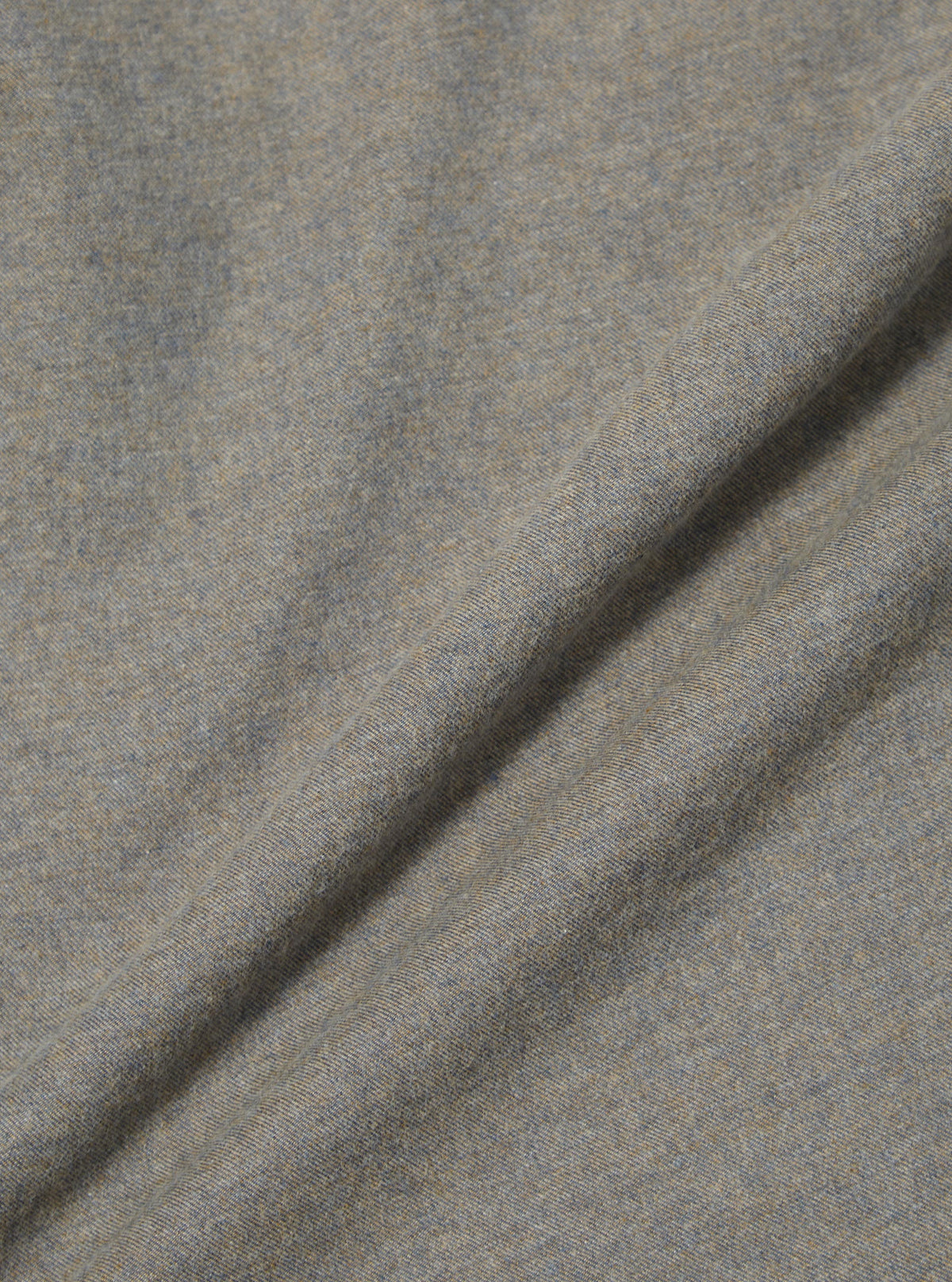 Brown Brushed Flannel Work Shirt