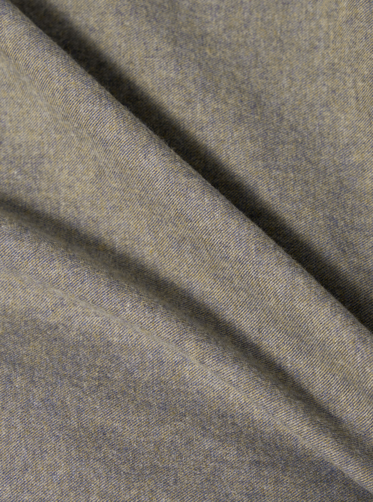 Brown Brushed Flannel Zip Shirt