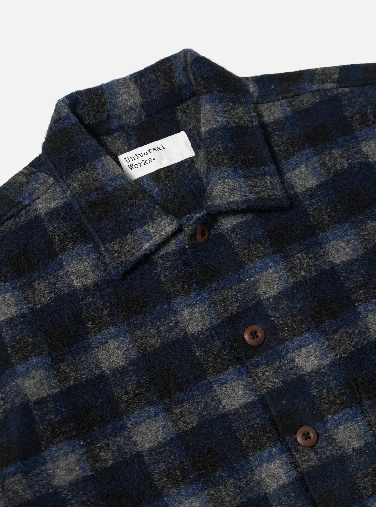Navy/Black Chandler Plaid Fatigue Shirt