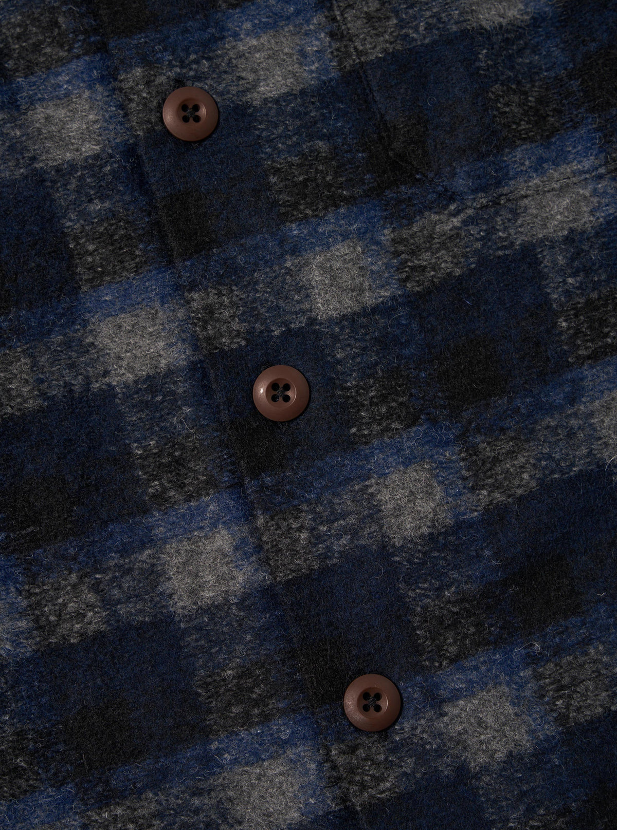 Navy/Black Chandler Plaid Fatigue Shirt