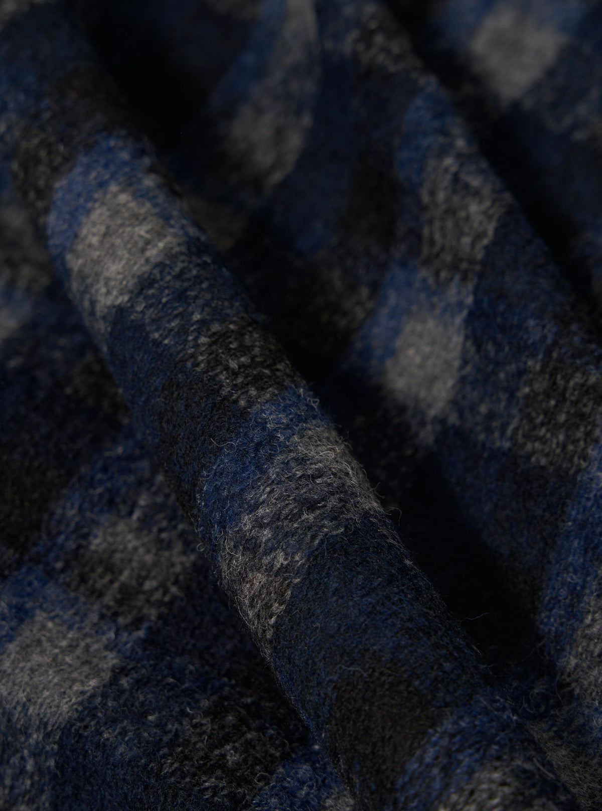 Navy/Black Chandler Plaid Fatigue Shirt