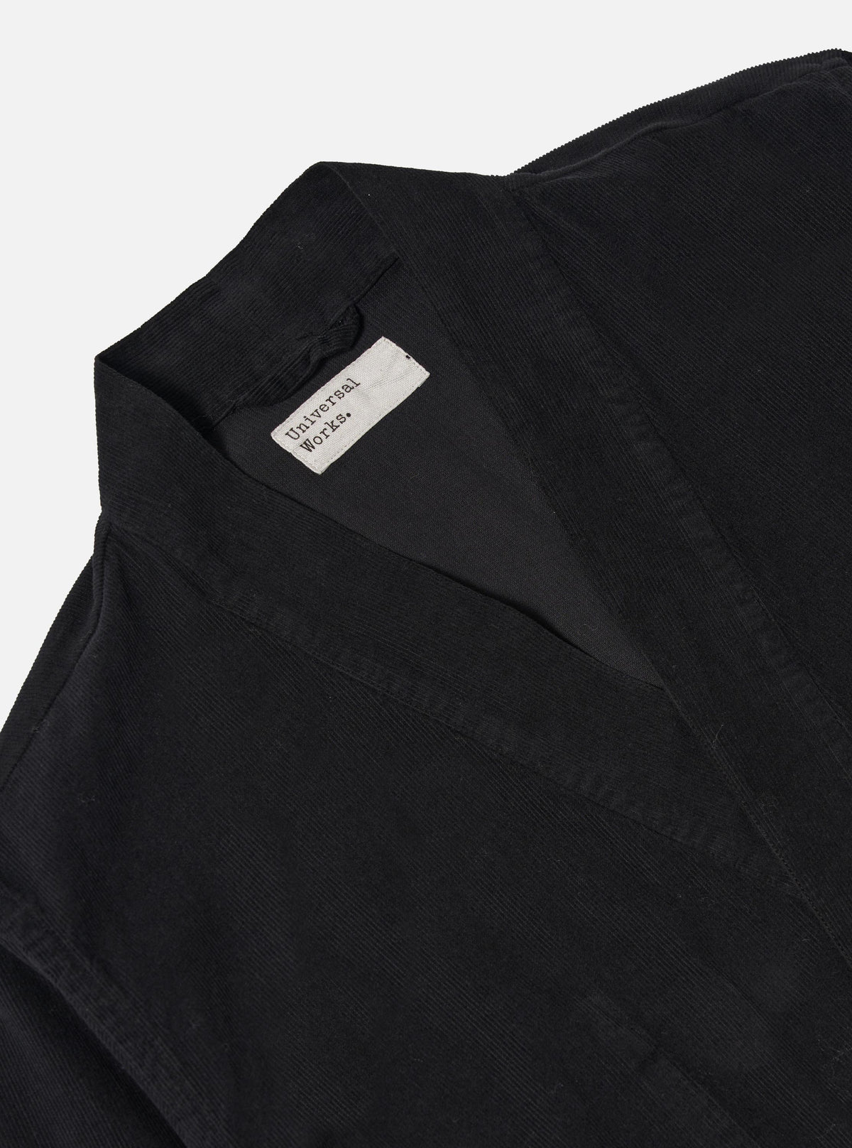 Black Fine Cord Kyoto Work Jacket