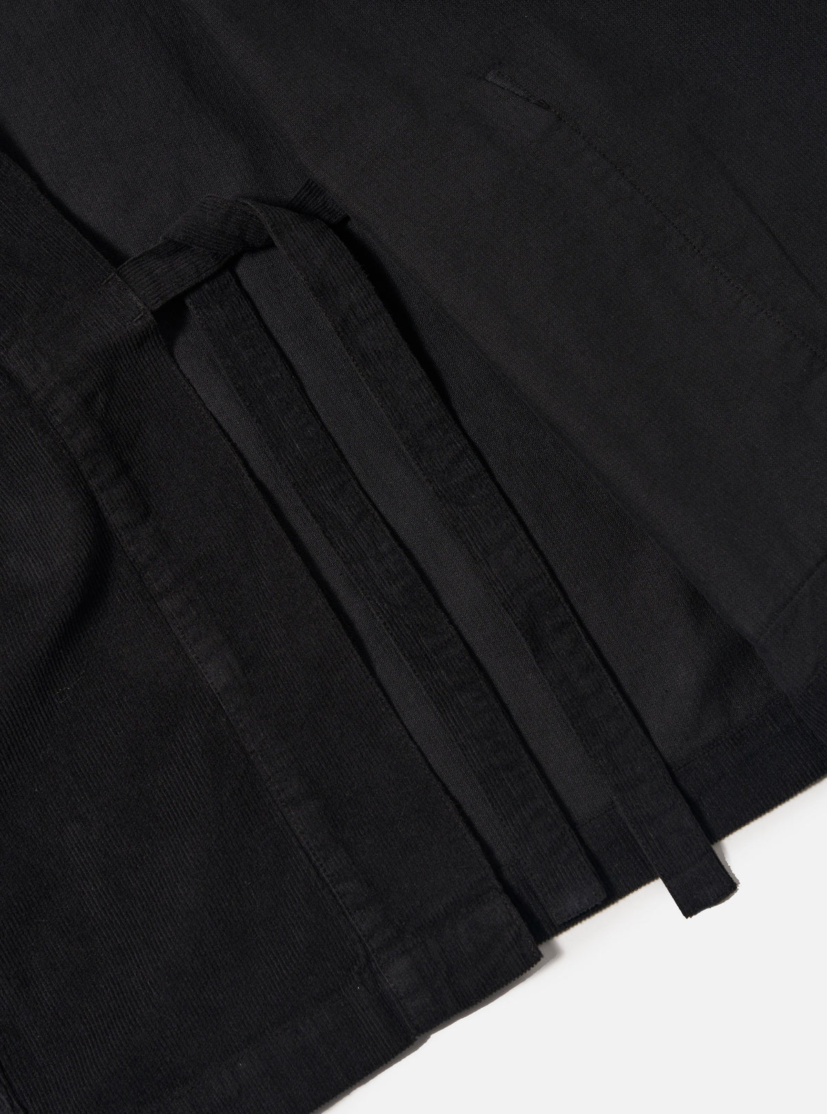 Black Fine Cord Kyoto Work Jacket