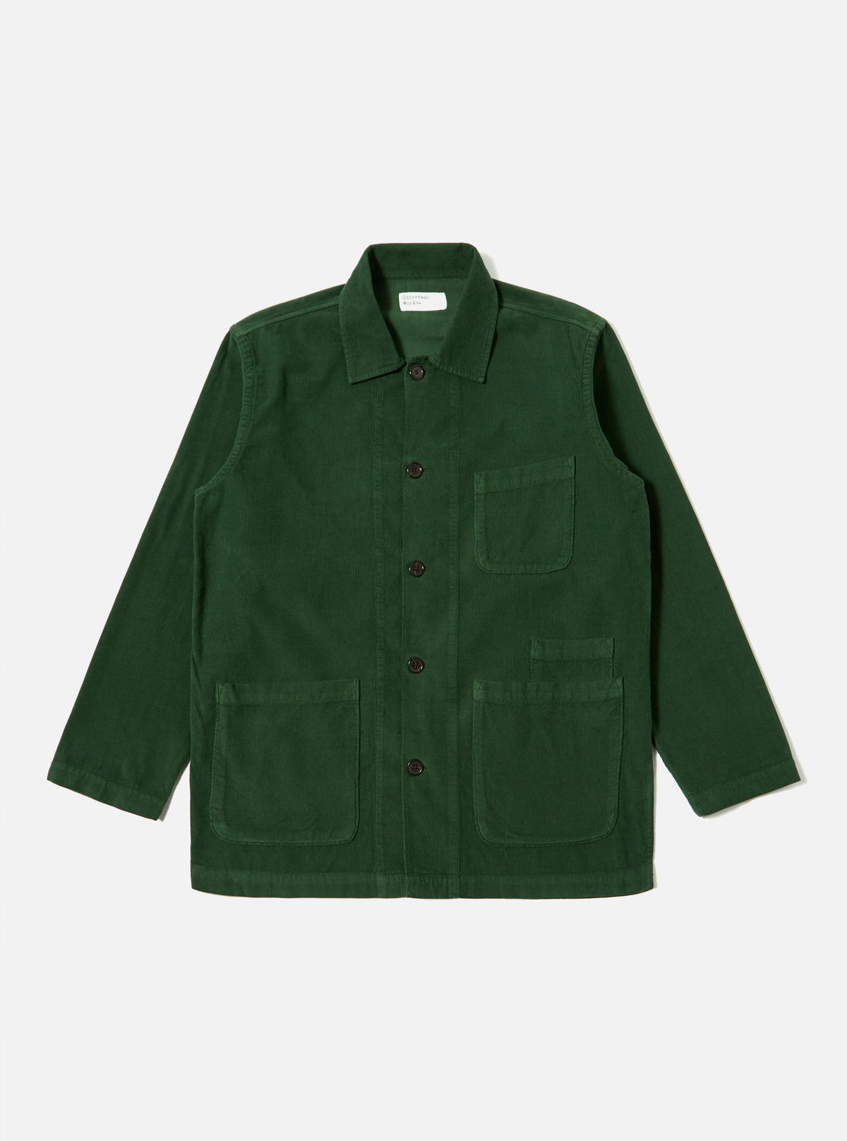 Green Fine Cord Bakers Overshirt
