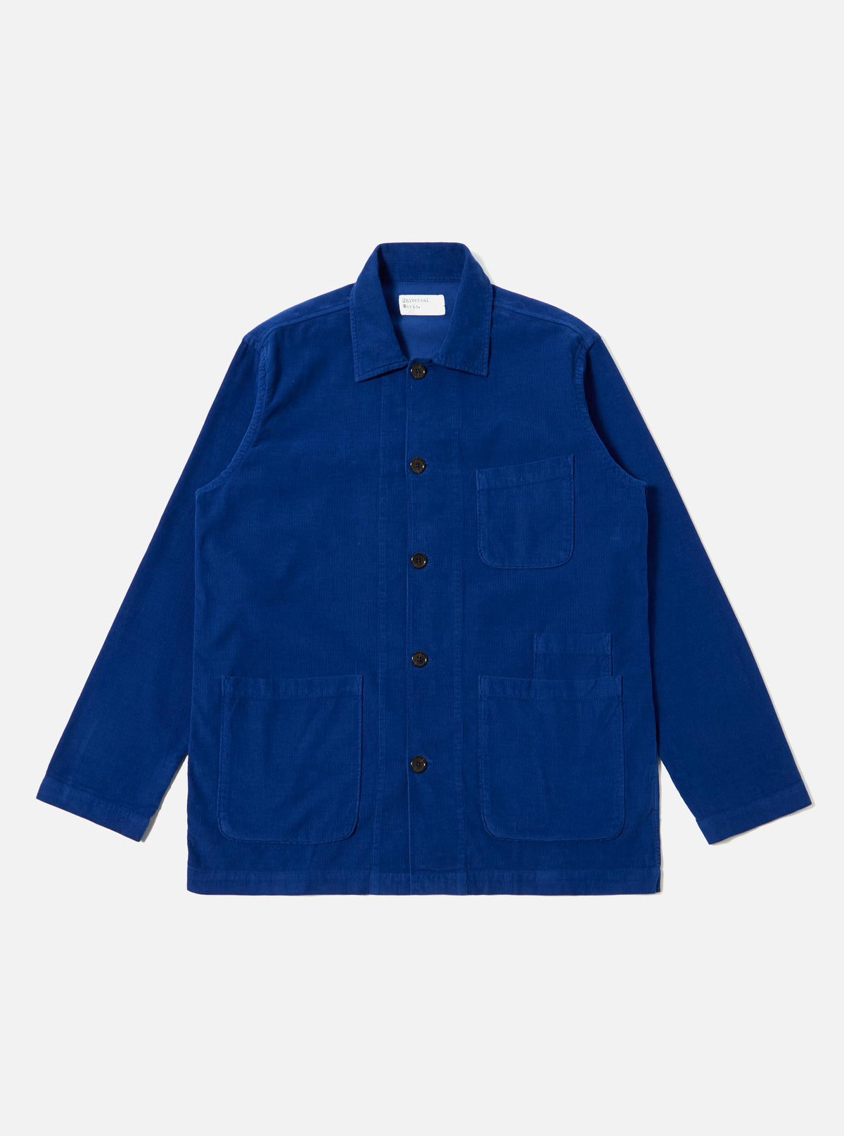 Work Blue Fine Cord Bakers Overshirt