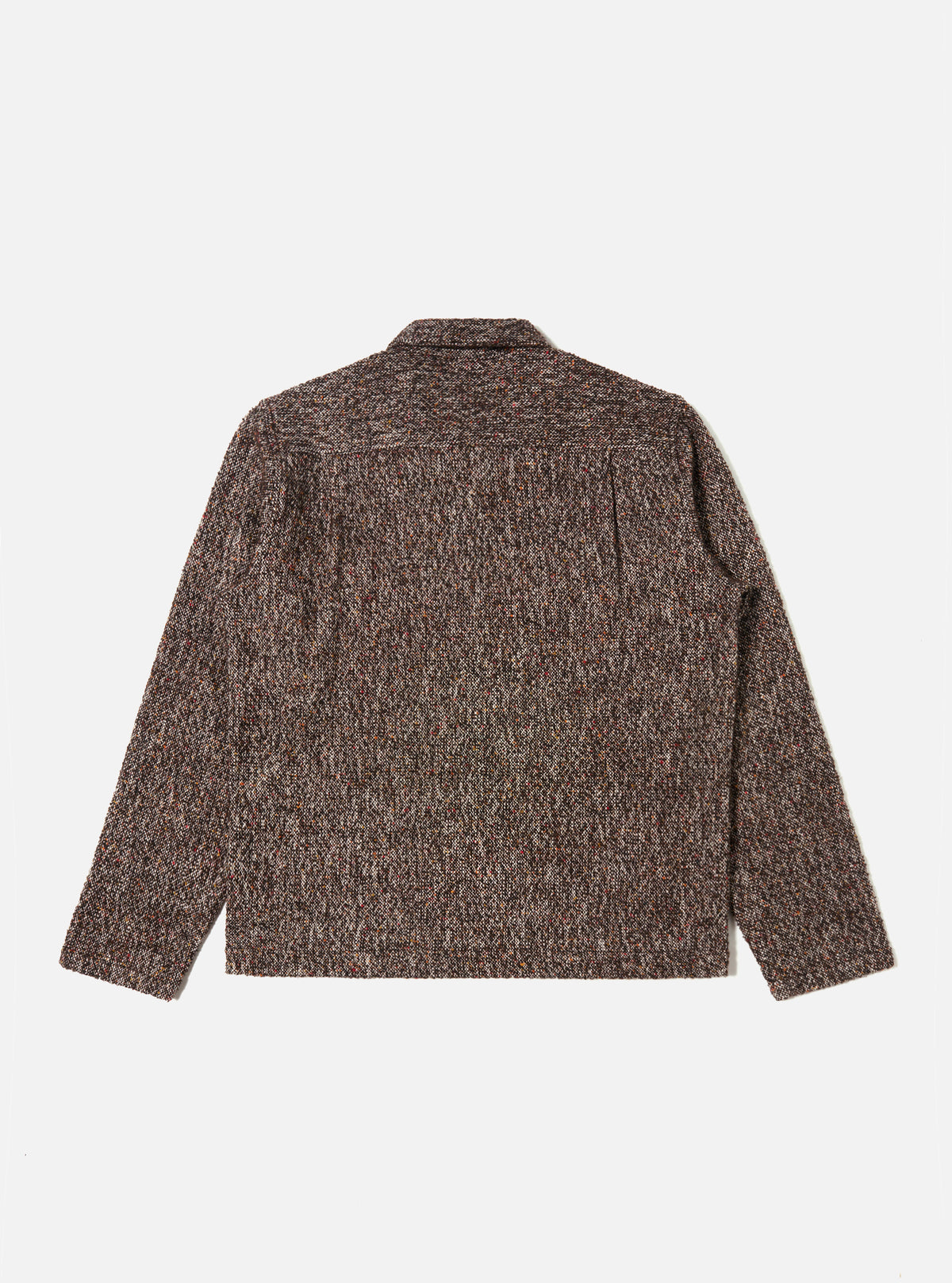 Brown Sedona Tweed Zip Shirt