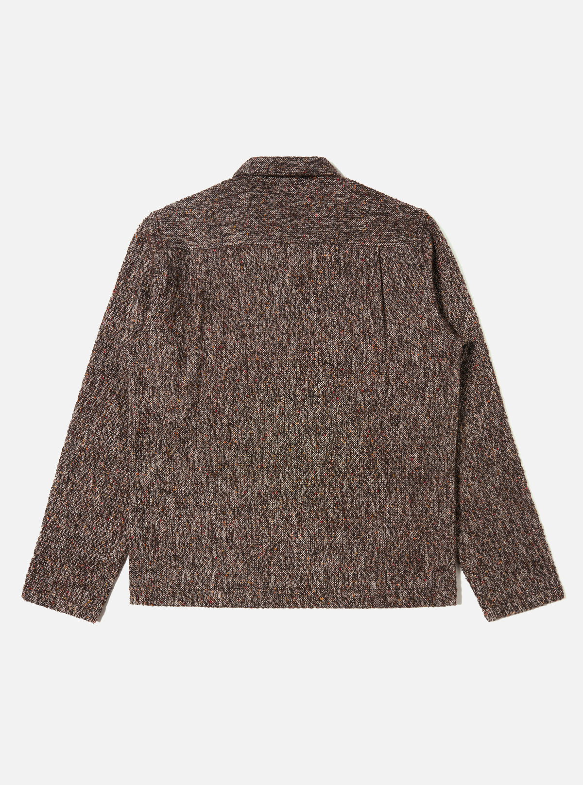 Brown Sedona Tweed Zip Shirt