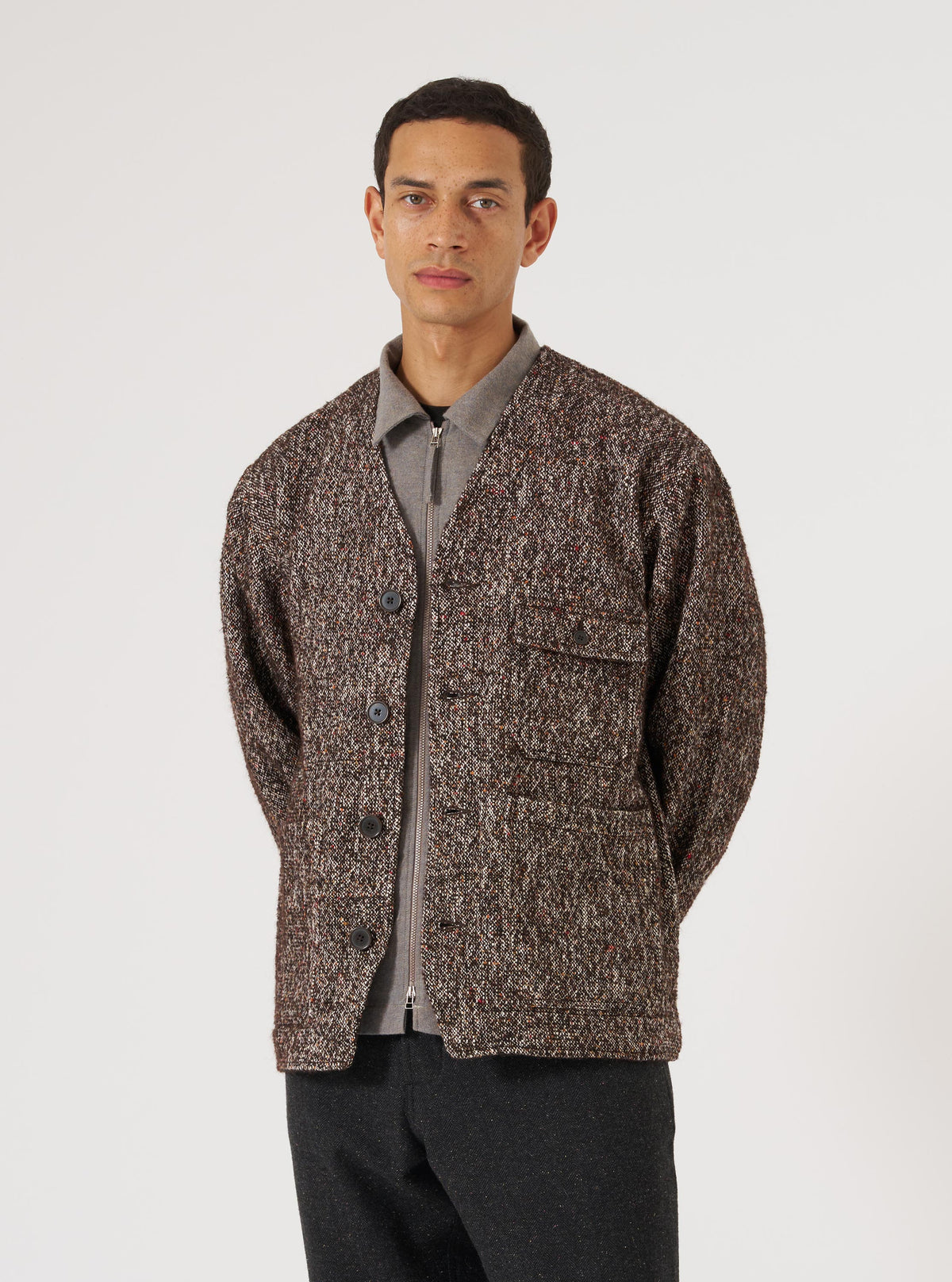 Brown Sedona Tweed Cabin Jacket
