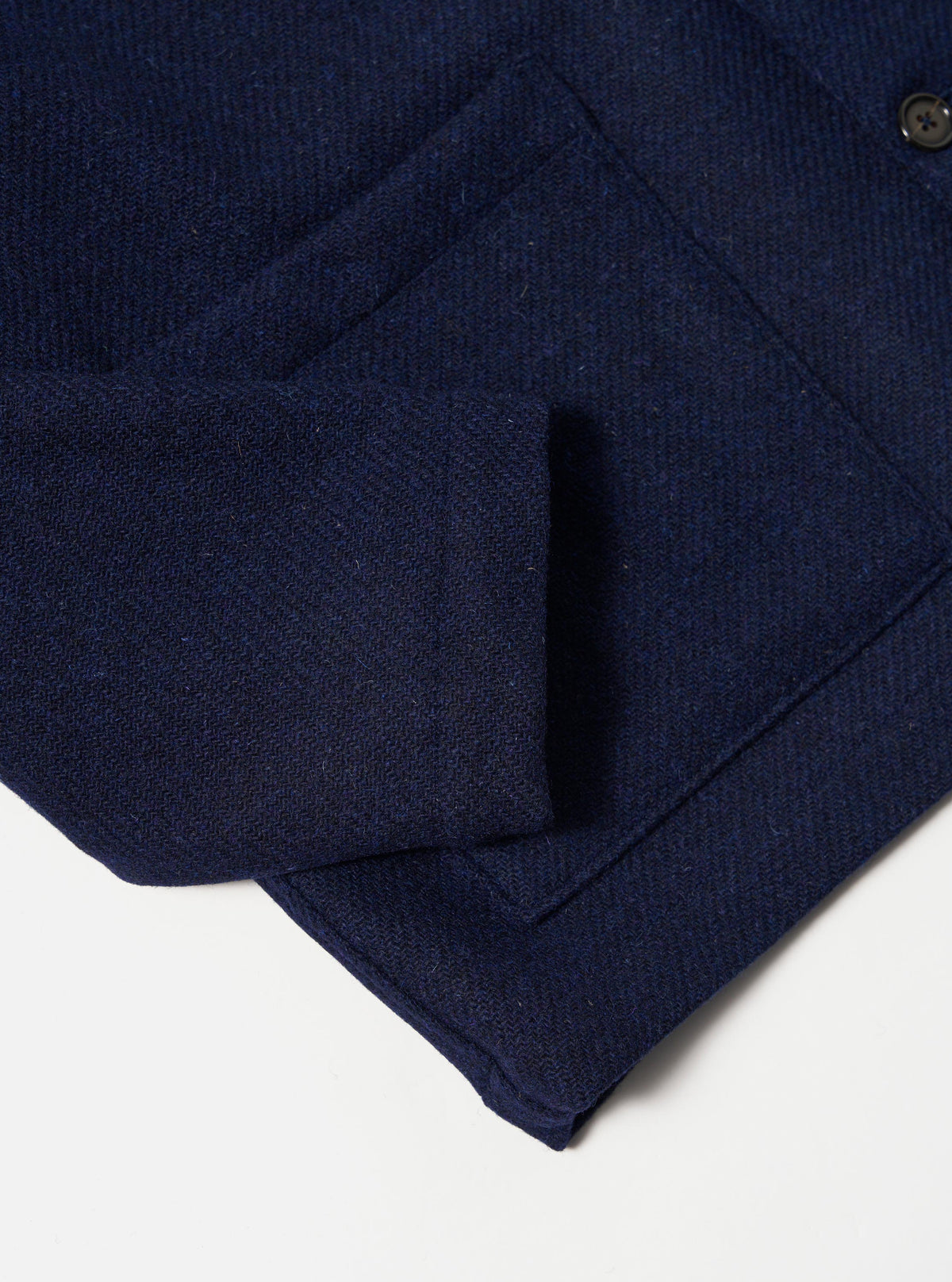 Indigo LW Harris Tweed Easy Jacket