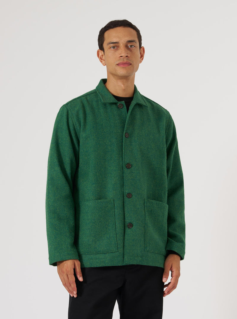 Green Harris Tweed Easy Jacket
