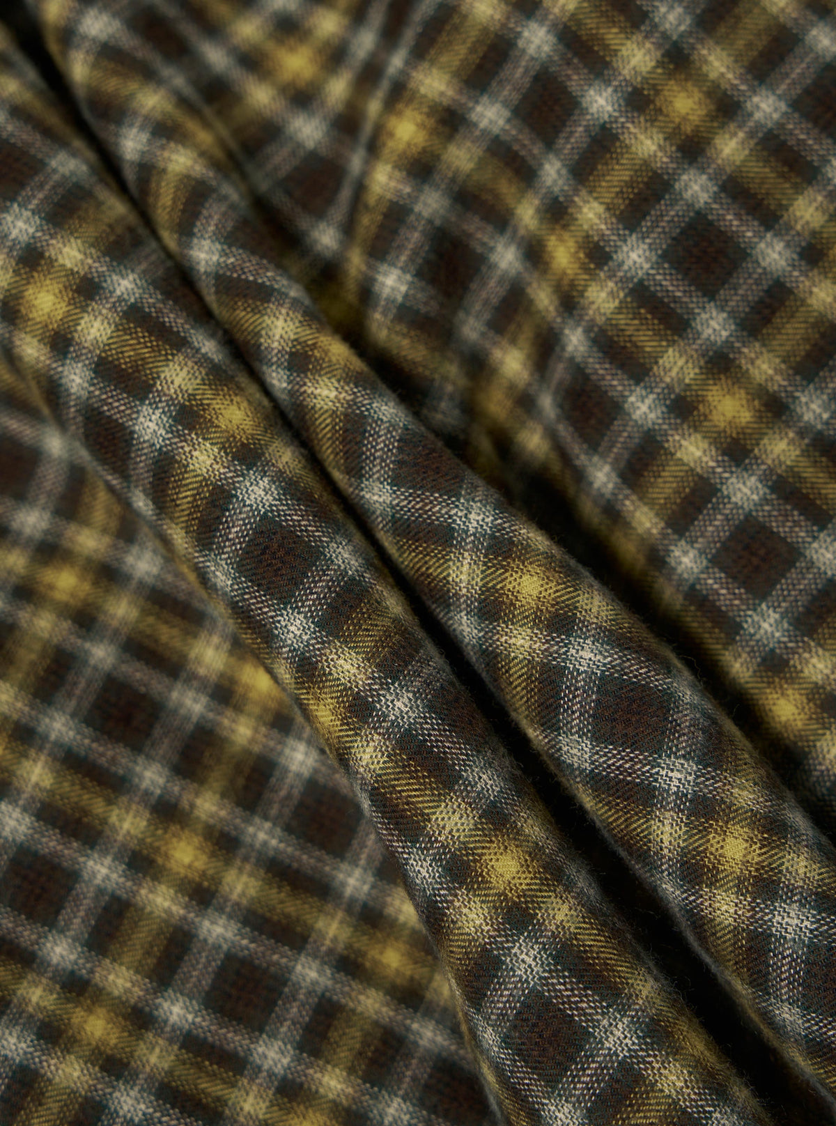 Brown Bang Check Utility Shirt