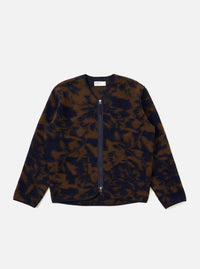 Navy/Brown Studio Fleece Zip Liner Jacket