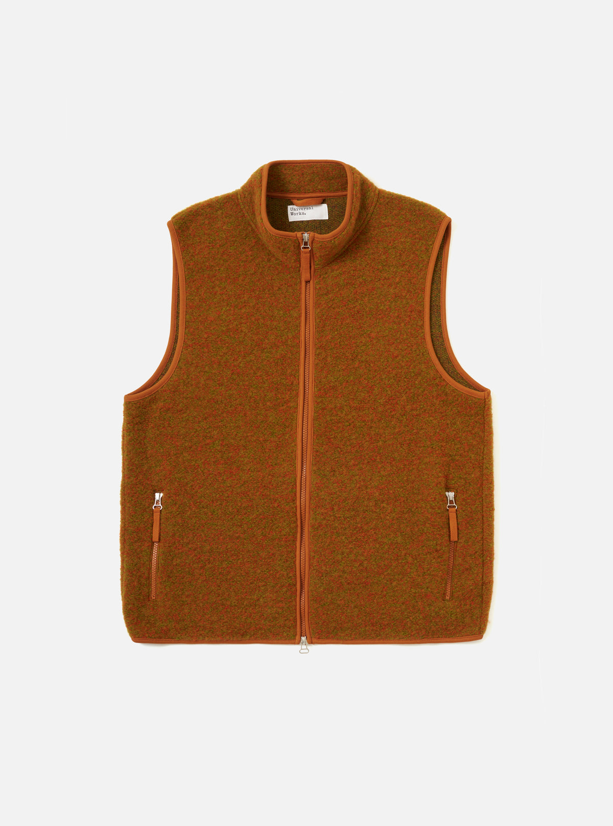 Orange Six Wool Fleece Climbing Gilet