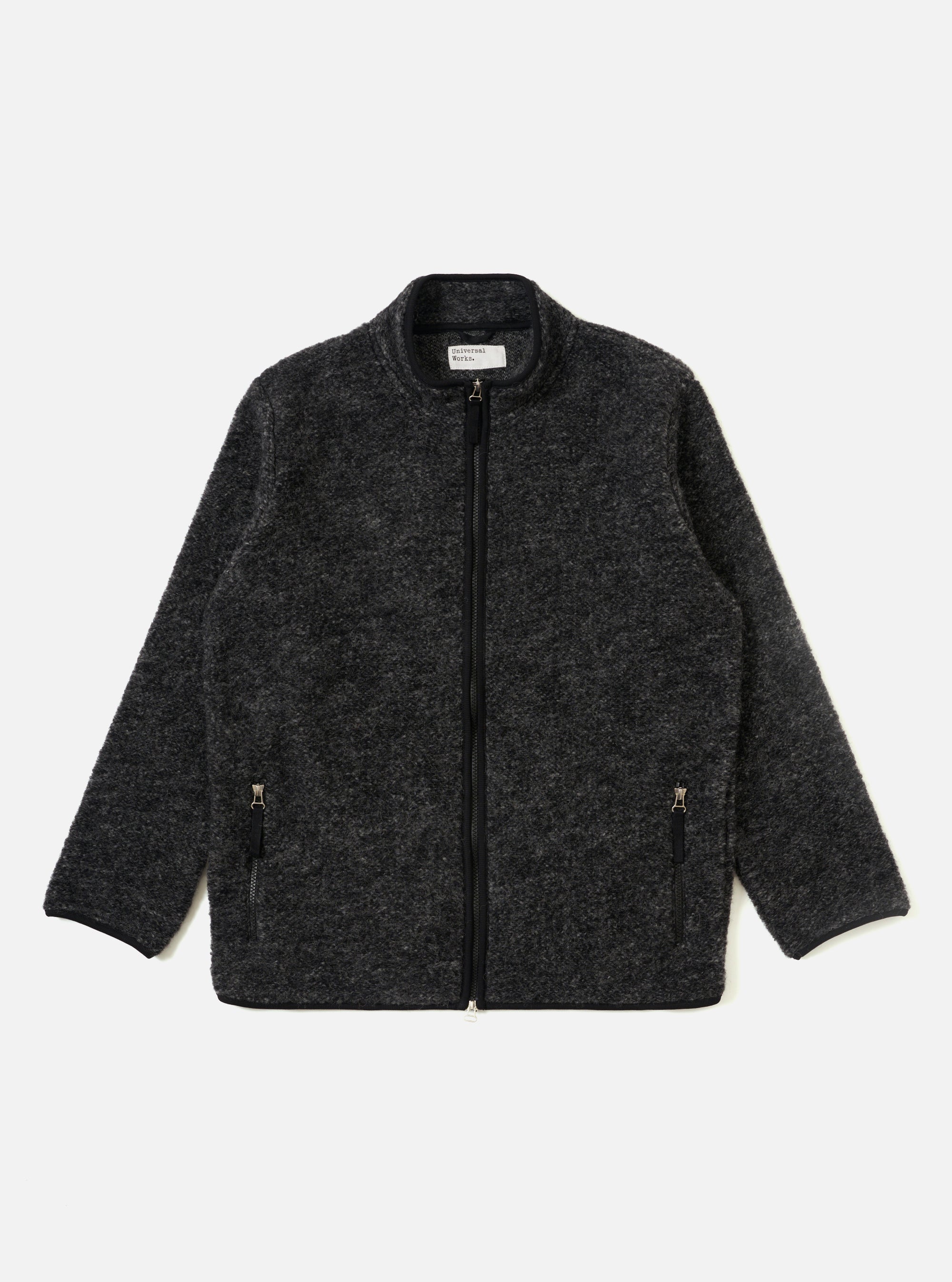 Black Six Wool Fleece Climbing Jacket
