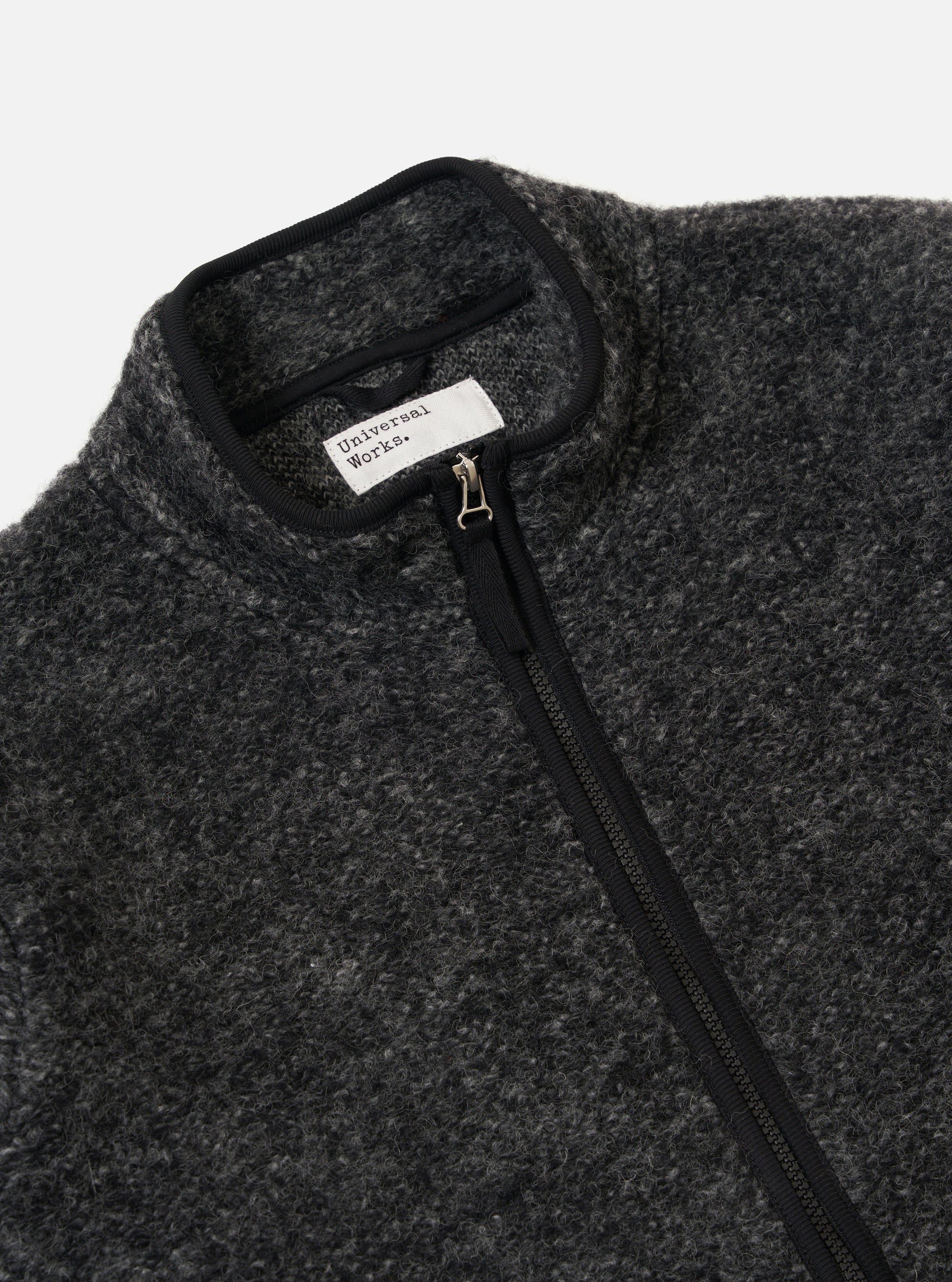 Black Six Wool Fleece Climbing Jacket