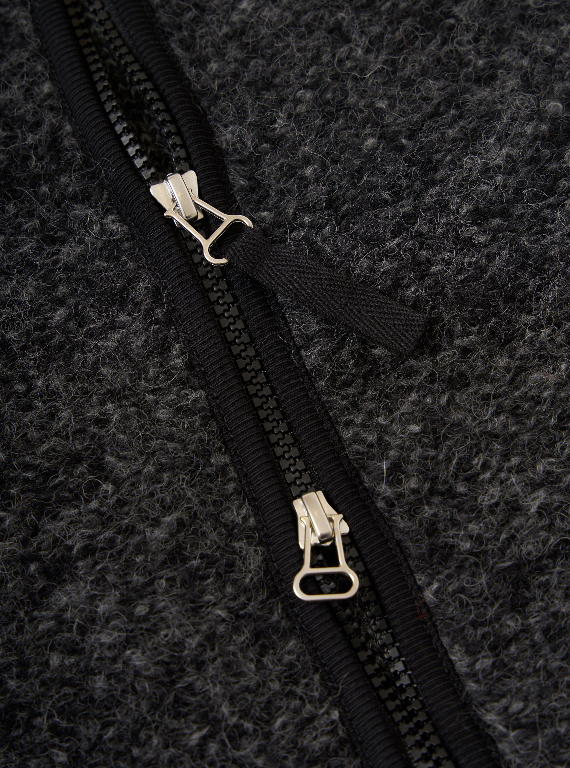 Black Six Wool Fleece Climbing Jacket