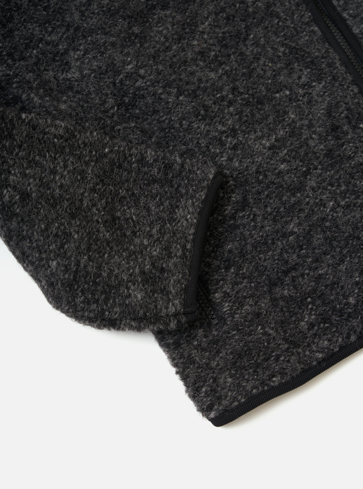 Black Six Wool Fleece Climbing Jacket
