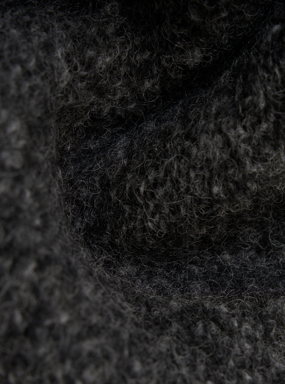 Black Six Wool Fleece Climbing Jacket
