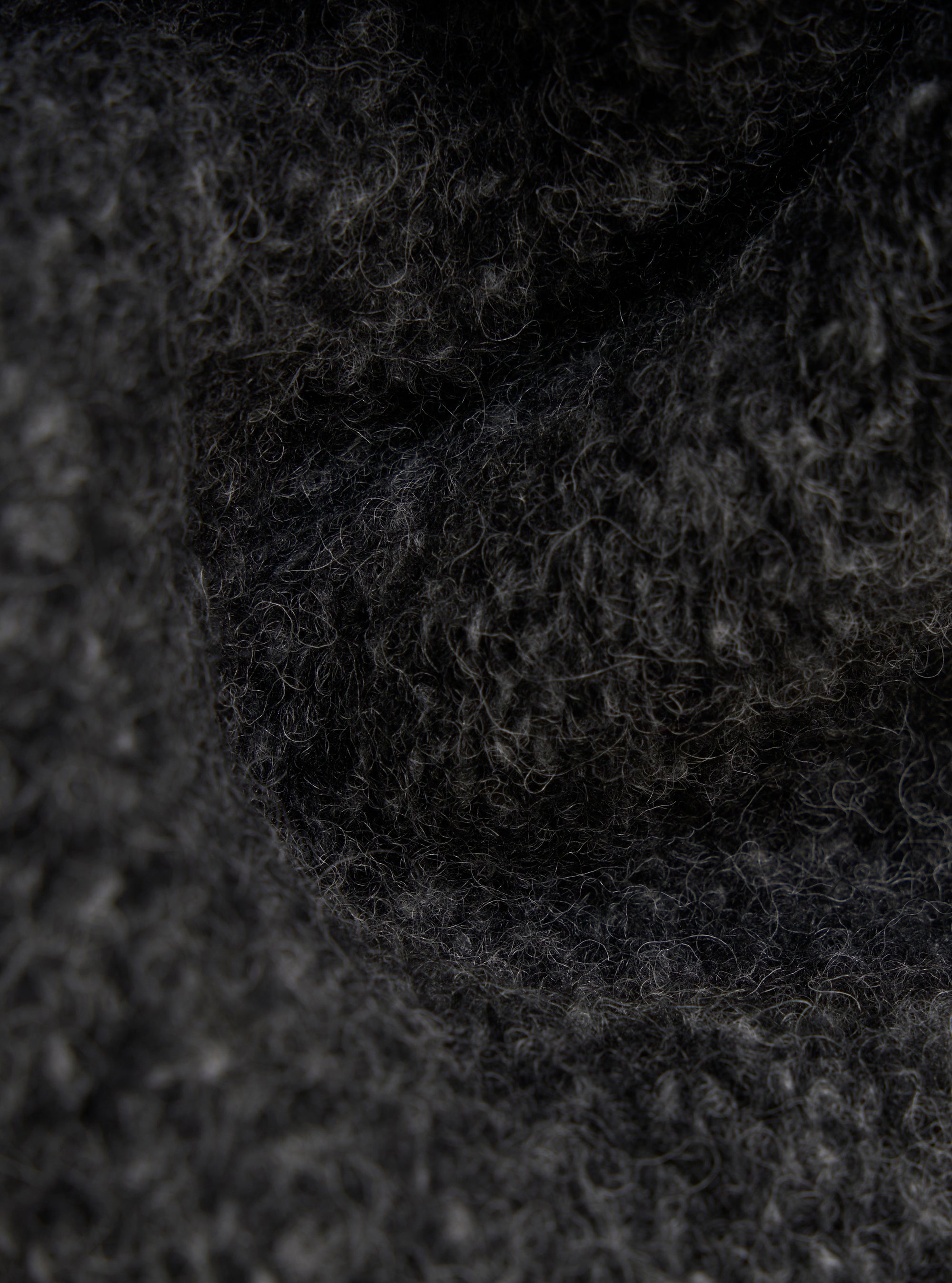 Black Six Wool Fleece Climbing Jacket