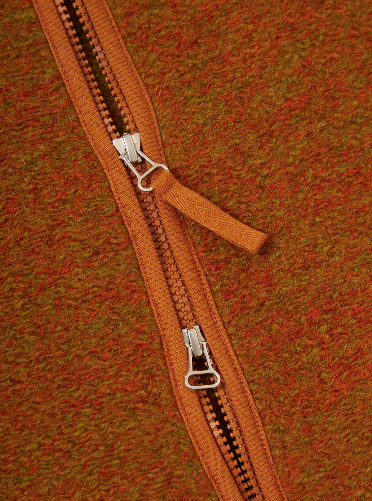 Orange Six Wool Fleece Climbing Jacket