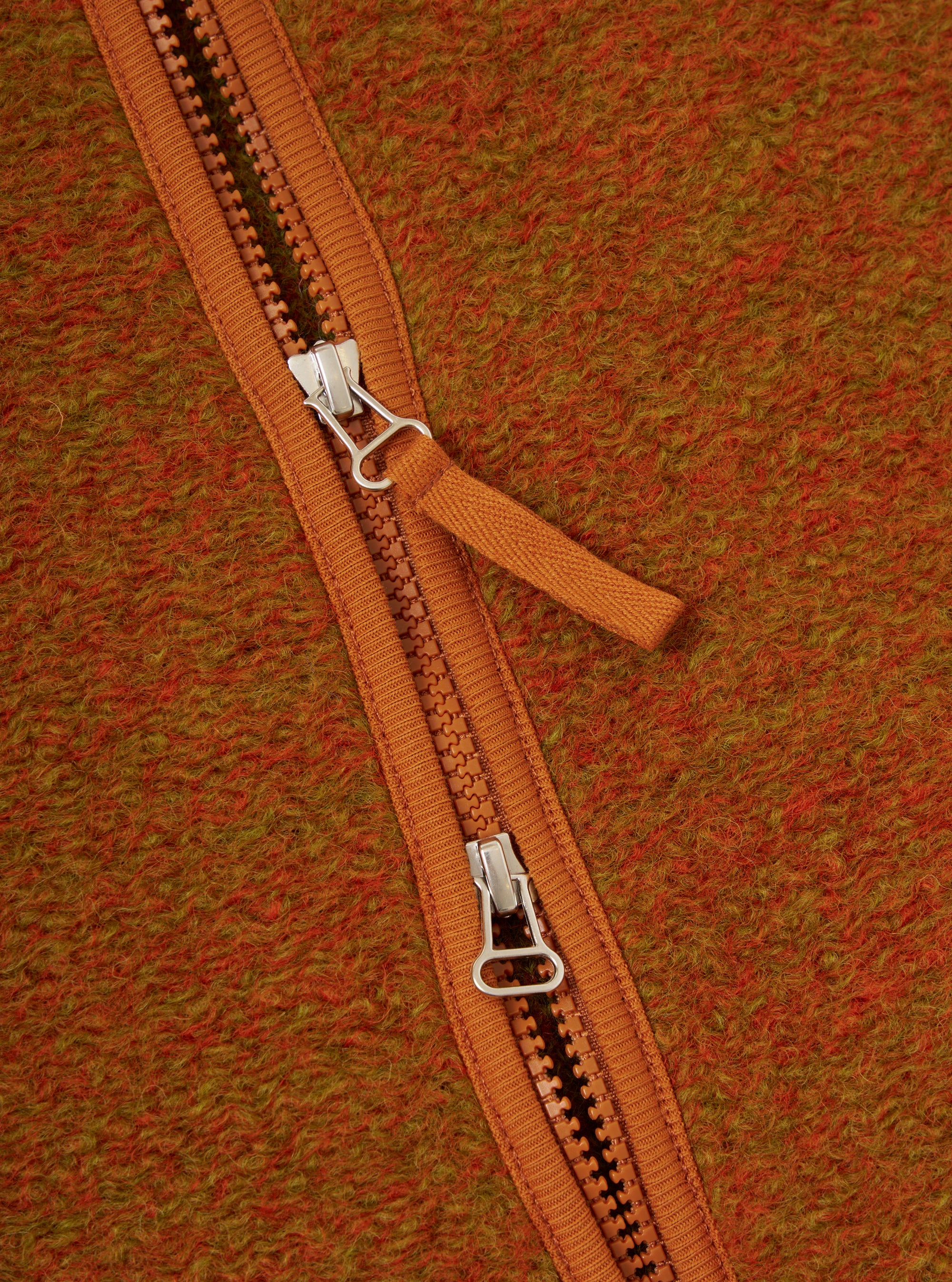 Orange Six Wool Fleece Climbing Jacket