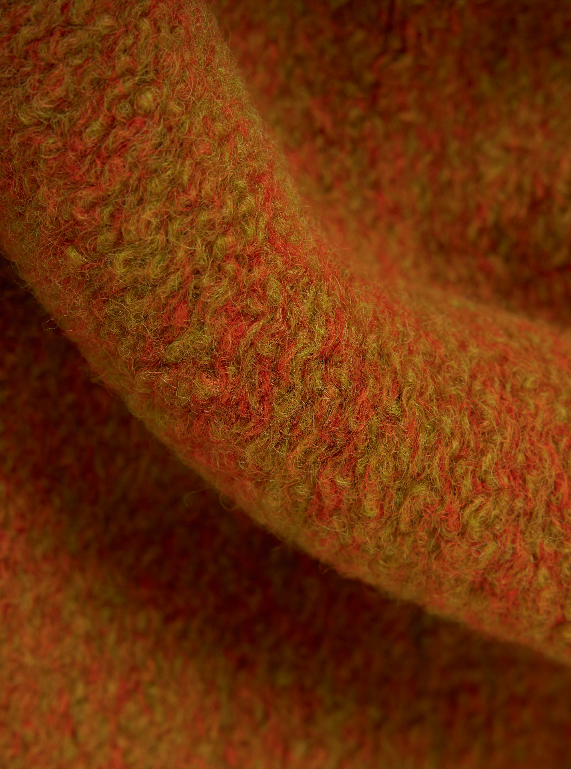 Orange Six Wool Fleece Climbing Jacket