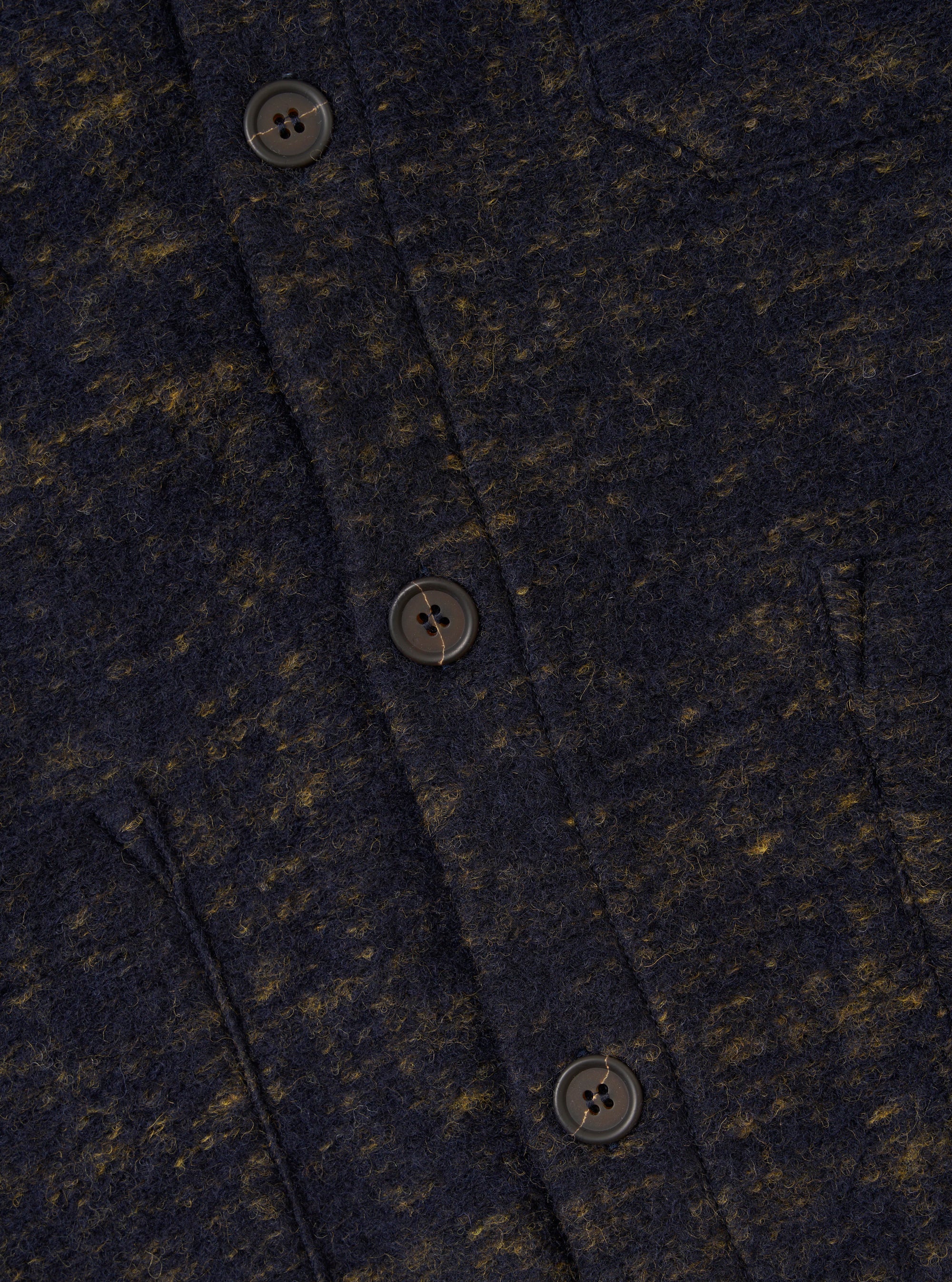 Navy Marble Fleece Cardigan