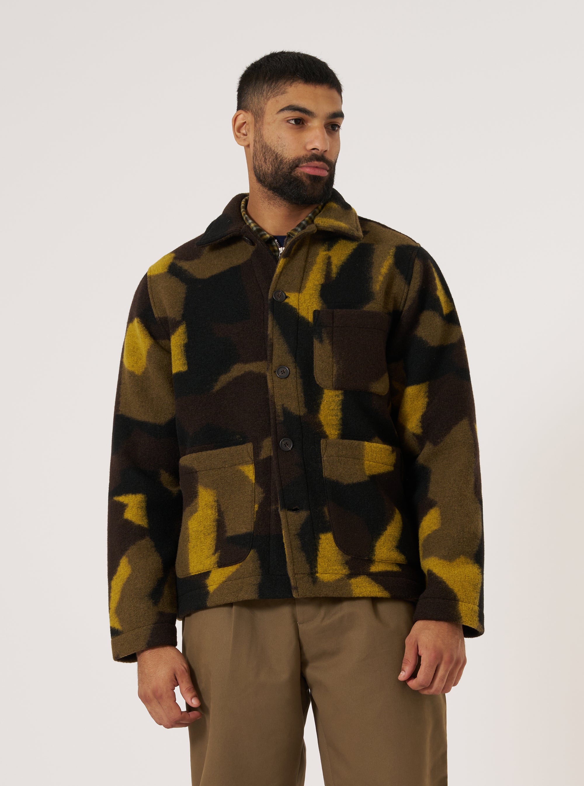Camo Swede Fleece Field Jacket