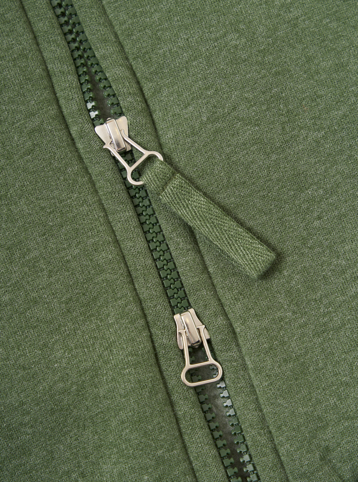 Green Recycled Cotton Blend Jersey Tyler Jacket